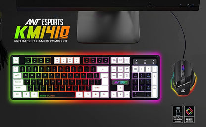 Ant Esports KM 1410 Wired Gaming Keyboard and Mouse Combo